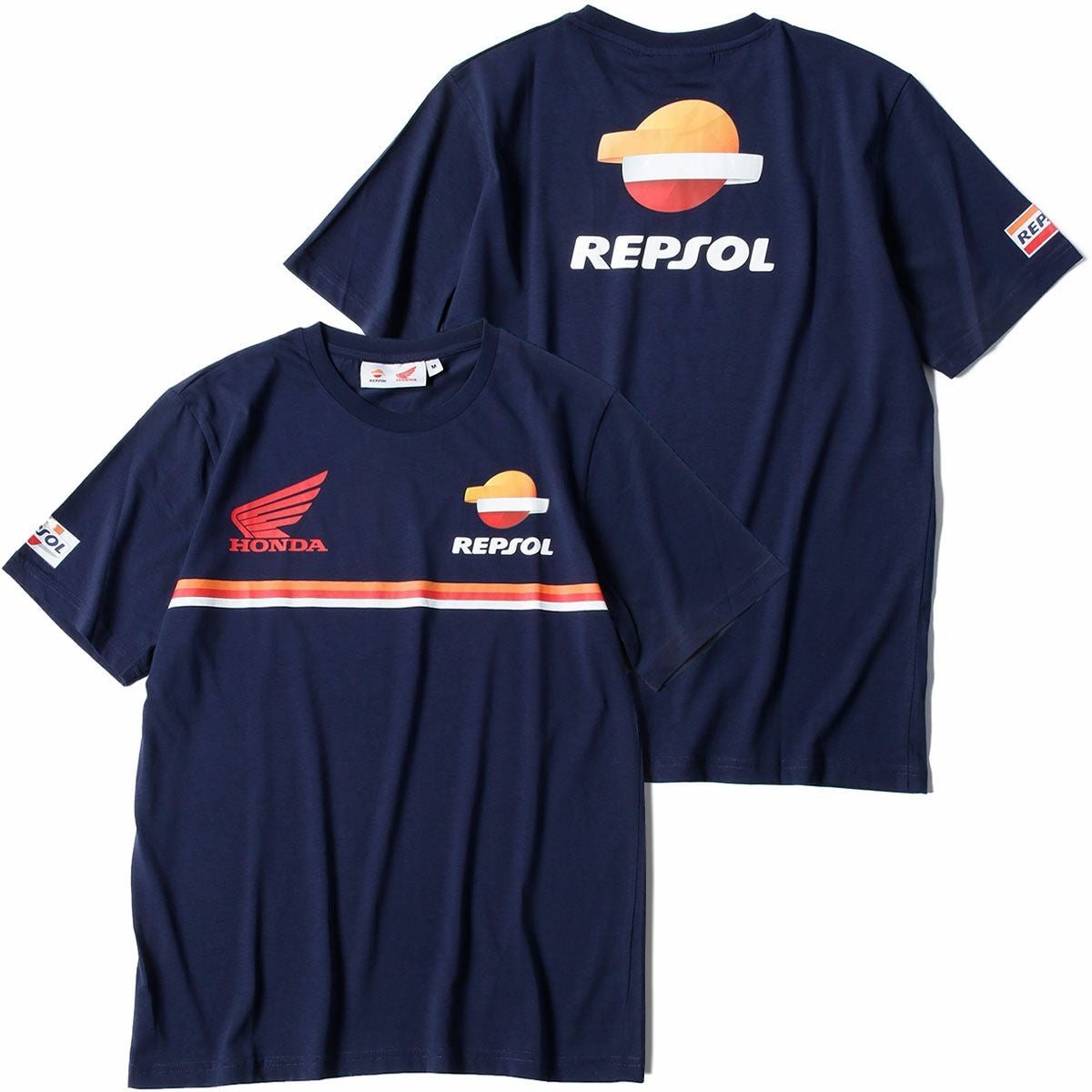 レプソル ホンダ オフィシャル ストライプ Tシャツ | モトーリモーダ