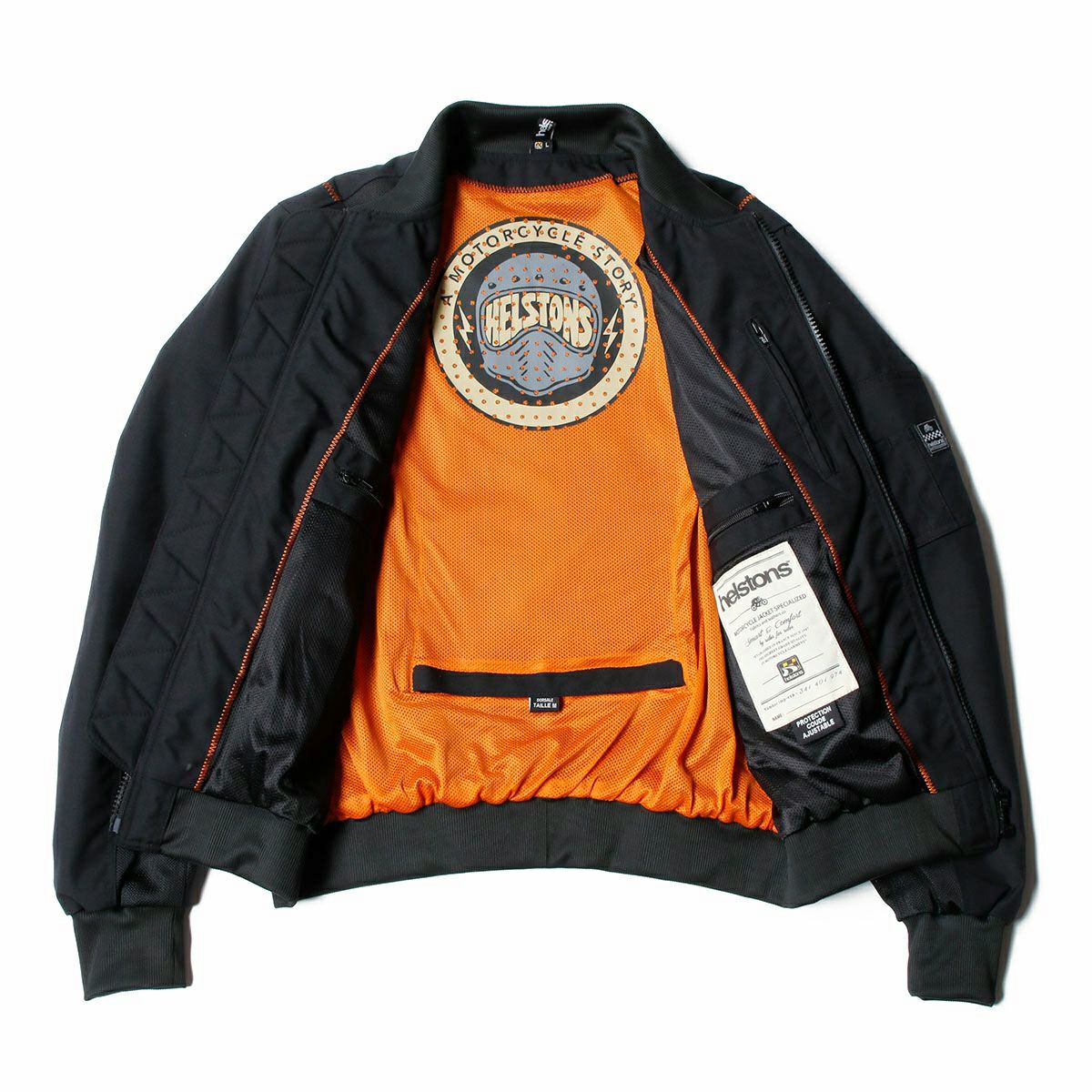 helstons｜エリス エア メッシュ ジャケット｜ブラック