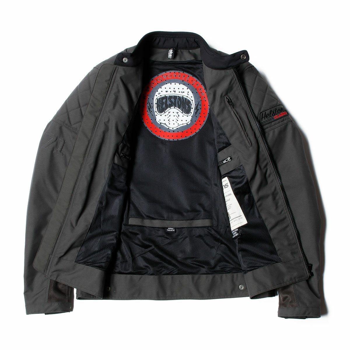 helstons｜スティンガー エア メッシュ ジャケット｜グレー