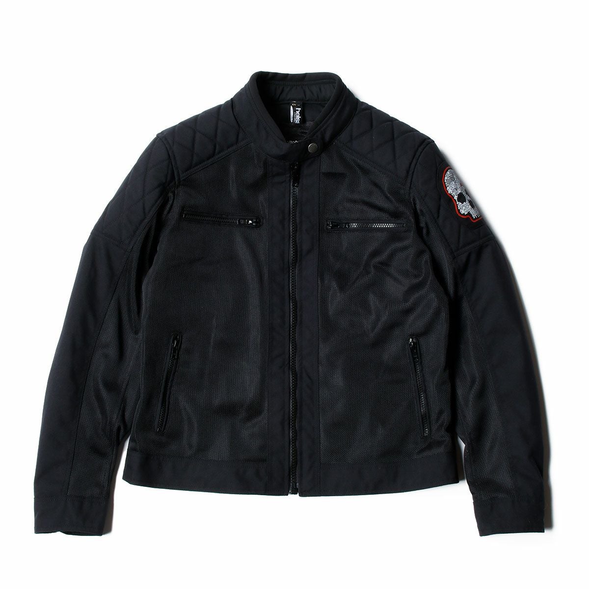 helstons｜レディース ウィドウ エア メッシュ ジャケット｜ブラック