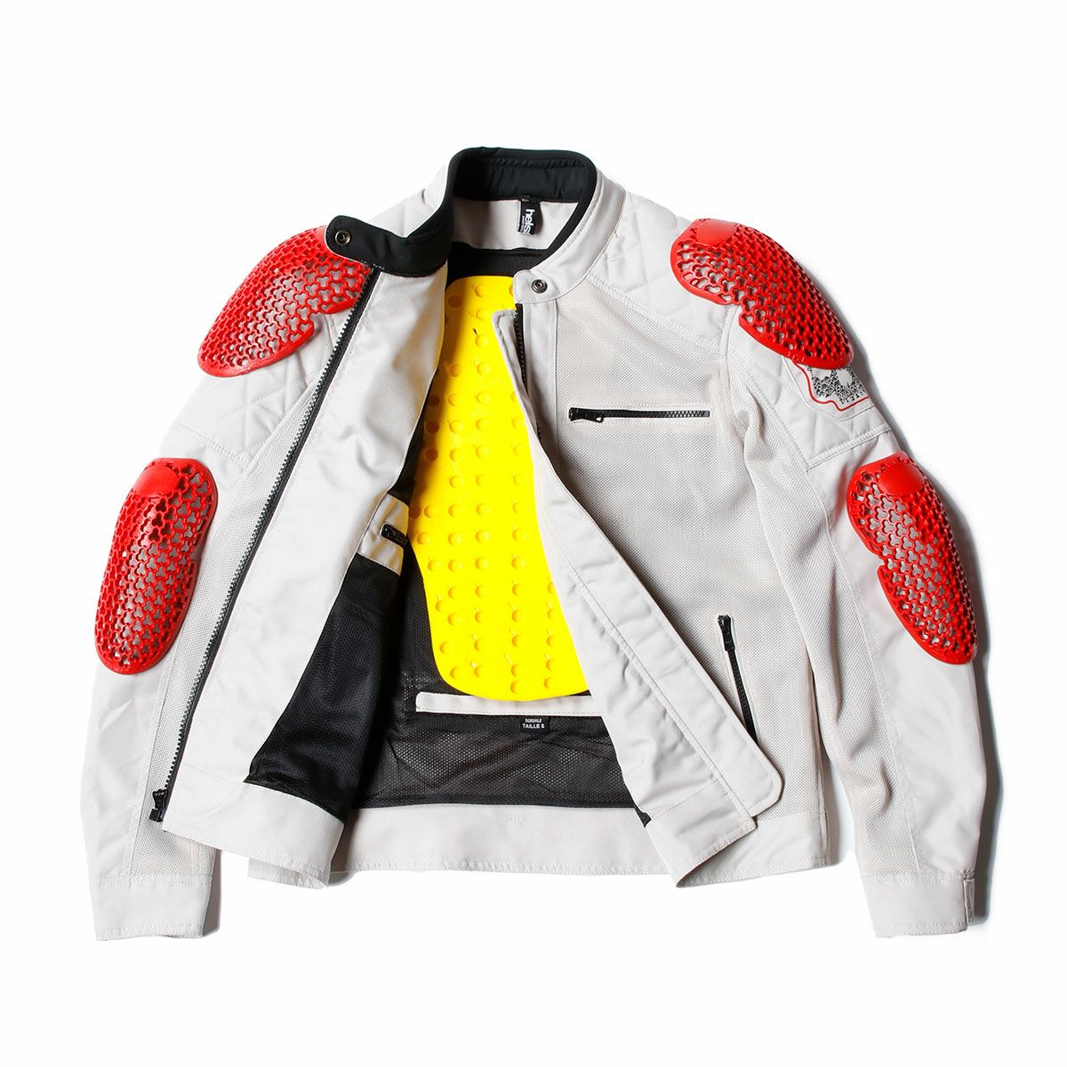 helstons｜レディース ウィドウ エア メッシュ ジャケット｜シルバー