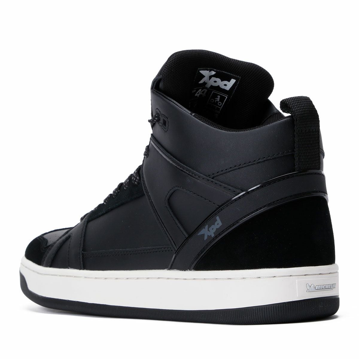 XPD｜モト1 レザー レディ｜スニーカータイプ｜ブラック