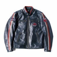 helstons｜エース 10YEARS レザー ジャケット｜ブルー