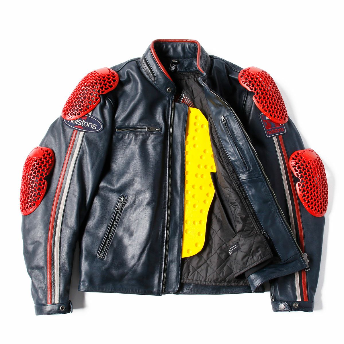 helstons｜エース 10YEARS レザー ジャケット｜ブルー