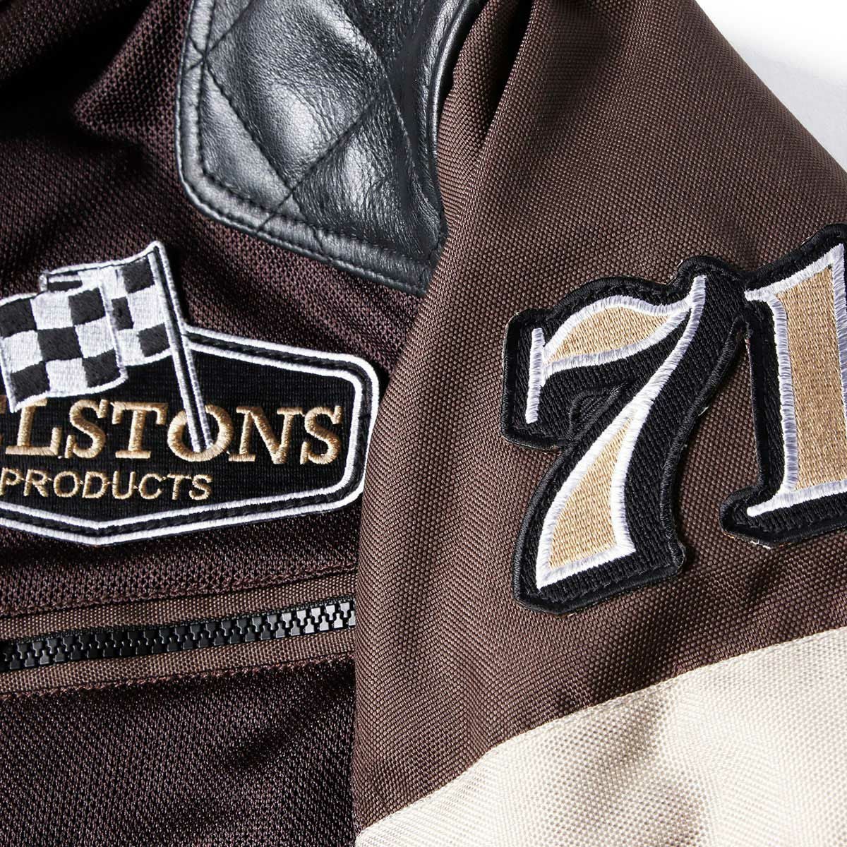 helstons｜リボルテ エア メッシュ ジャケット｜ブラウン