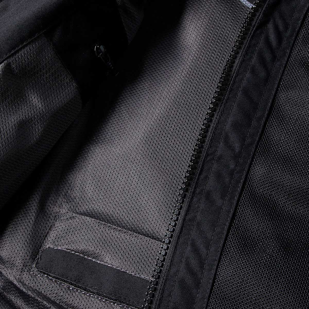 helstons｜リボルテ エア メッシュ ジャケット｜ブラック