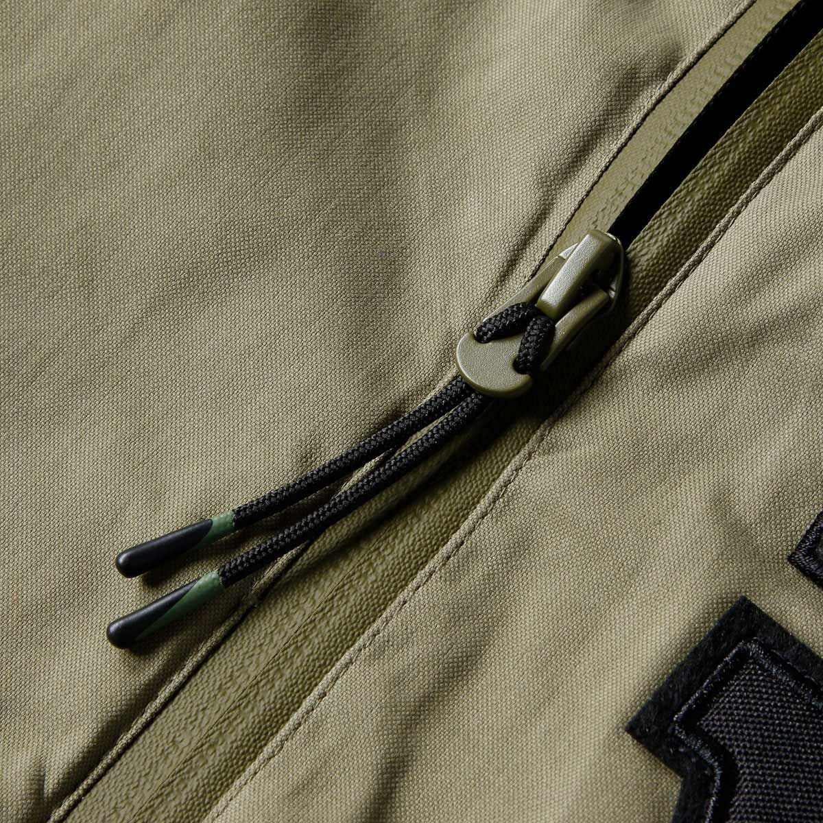 Replay｜フルジップ ボンバージャケット ウィズ アップリケ｜ファブリック｜ライトミリタリー