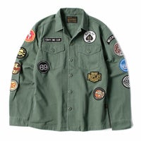 Replay｜アーミー ジャケット｜ファブリック｜オリーブ