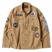 Replay｜アーミー ジャケット｜ファブリック｜キャメル