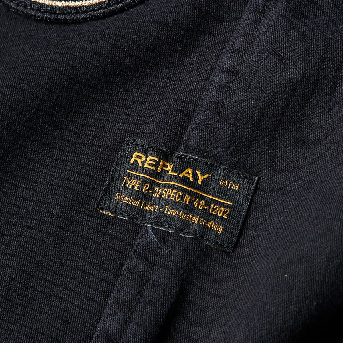 Replay｜アーミー ジャケット｜ファブリック｜ブラック