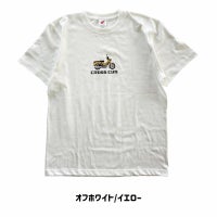 ONWORKS｜クロスカブベーシックTシャツ｜オフホワイト×イエロー