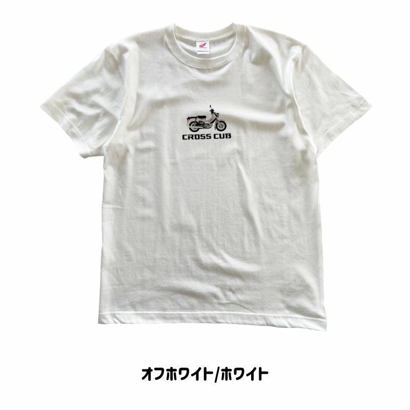 ONWORKS｜クロスカブベーシックTシャツ｜オフホワイト×ホワイト