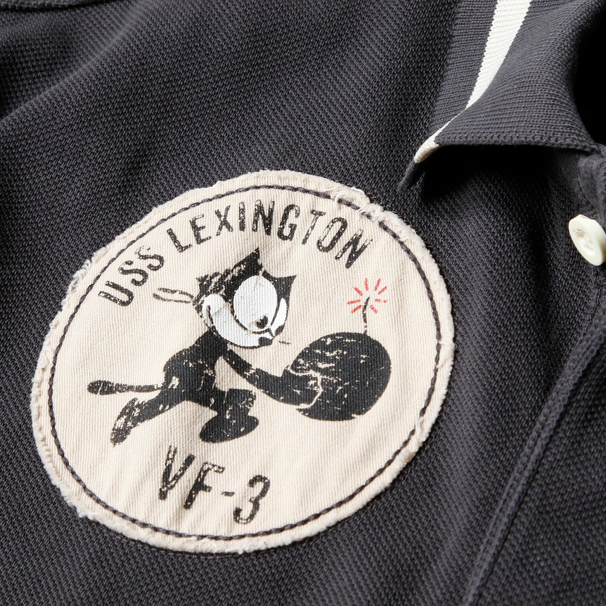 Warson Motors｜レキシントン ポロ｜ポロシャツ｜カーボン