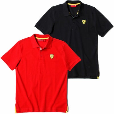 Ferrari｜スクーデリア フェラーリ クラシック ロゴ ポロ｜ポロシャツ