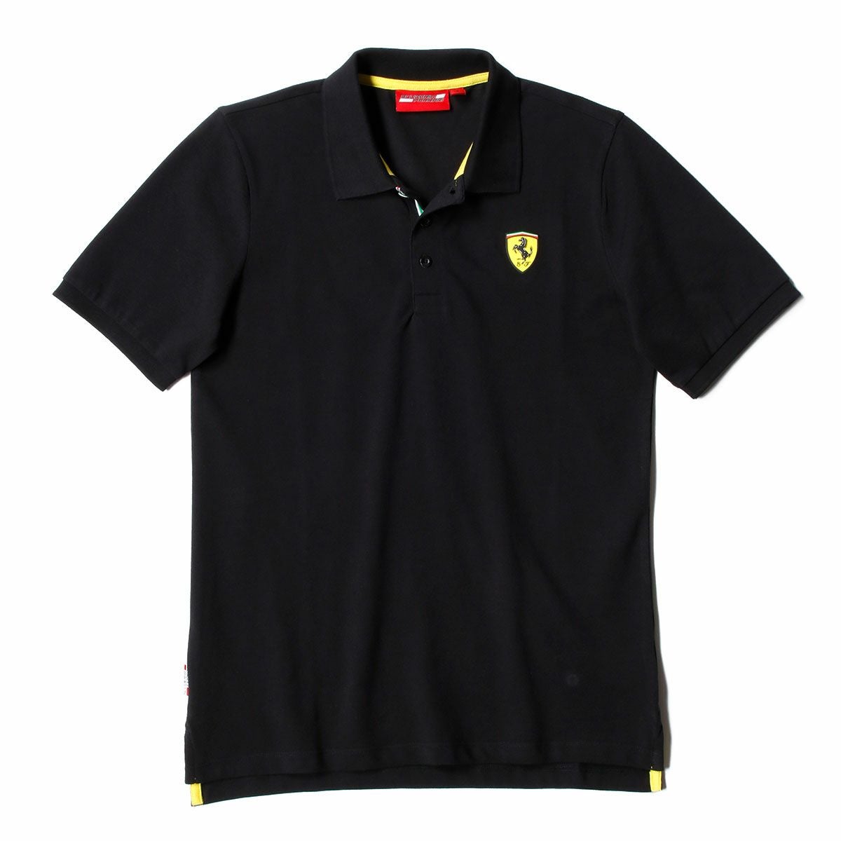 Ferrari｜スクーデリア フェラーリ クラシック ロゴ ポロ｜ポロシャツ｜ブラック