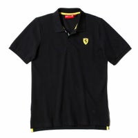 Ferrari｜スクーデリア フェラーリ クラシック ロゴ ポロ｜ポロシャツ｜ブラック