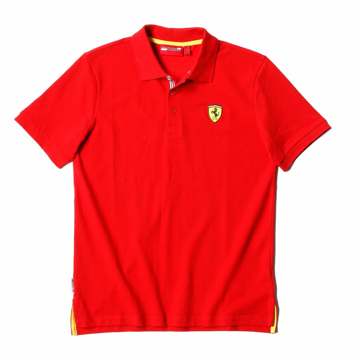Ferrari｜スクーデリア フェラーリ クラシック ロゴ ポロ｜ポロシャツ｜レッド