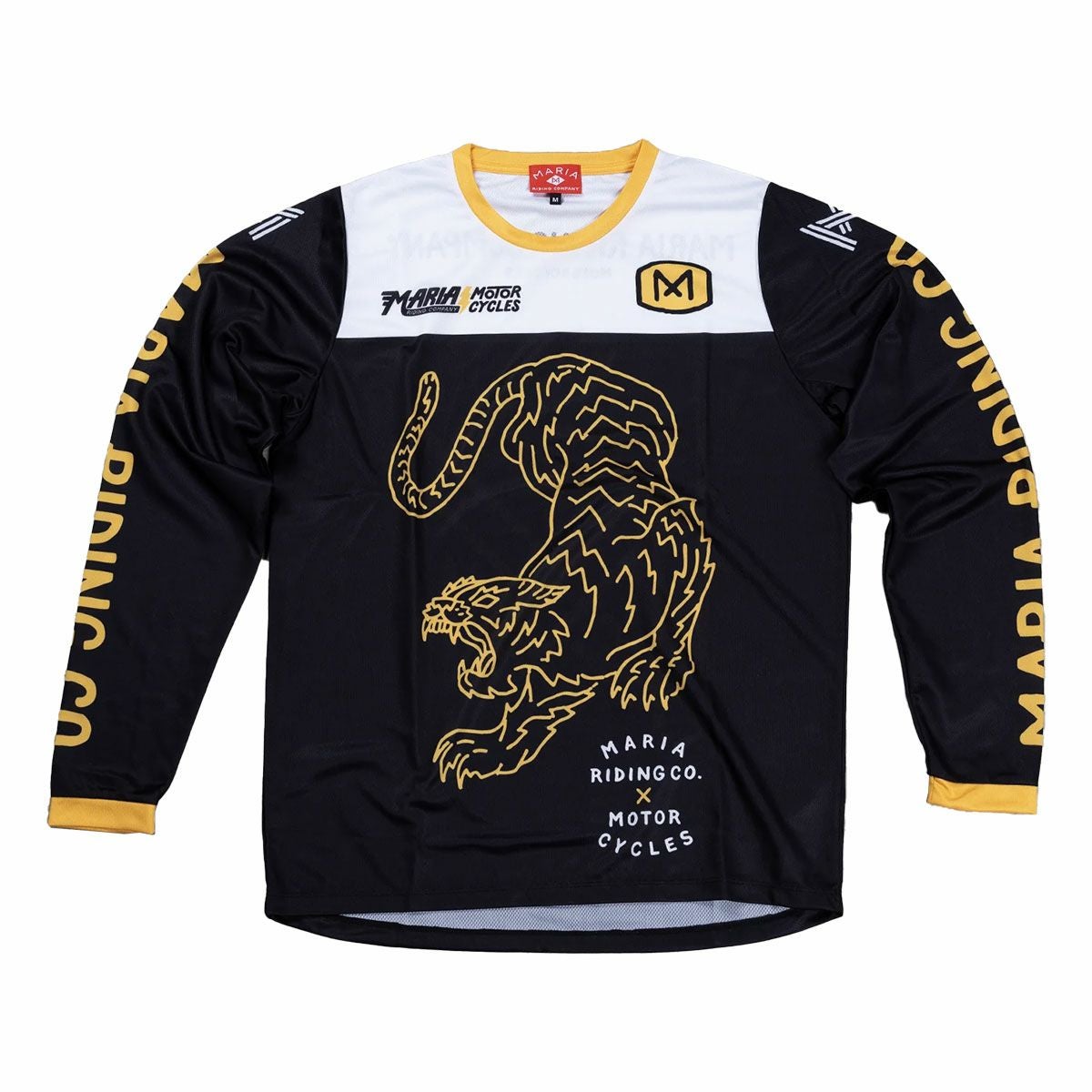 Maria Riding Company｜タイガー マリア オフロード レーシング ジャージ｜MXジャージ｜ブラック