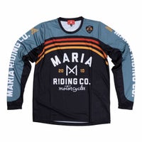 Maria Riding Company｜サンボウ マリア オフロード レーシング ジャージ｜MXジャージ｜ブラック