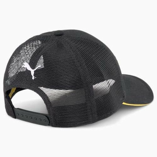 PORSCHE｜ポルシェ レガシー トラッカー キャップ｜帽子｜ブラック