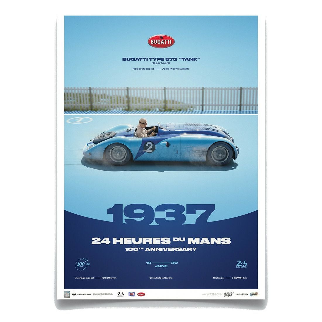 MERCEDES-BENZ 300 SL 1952 ル・マン24時間レース 100周年記念
