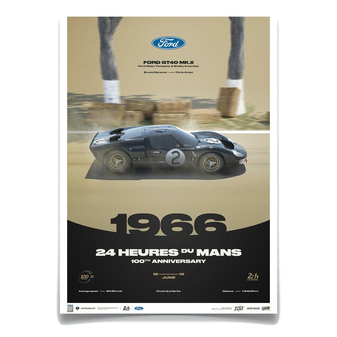 FORD GT40 MK.II 1966 ル・マン24時間レース 100周年記念 リミテッド