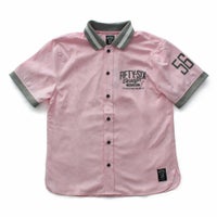 56design｜リブミックス ショートスリーブ シャツ｜ピンク