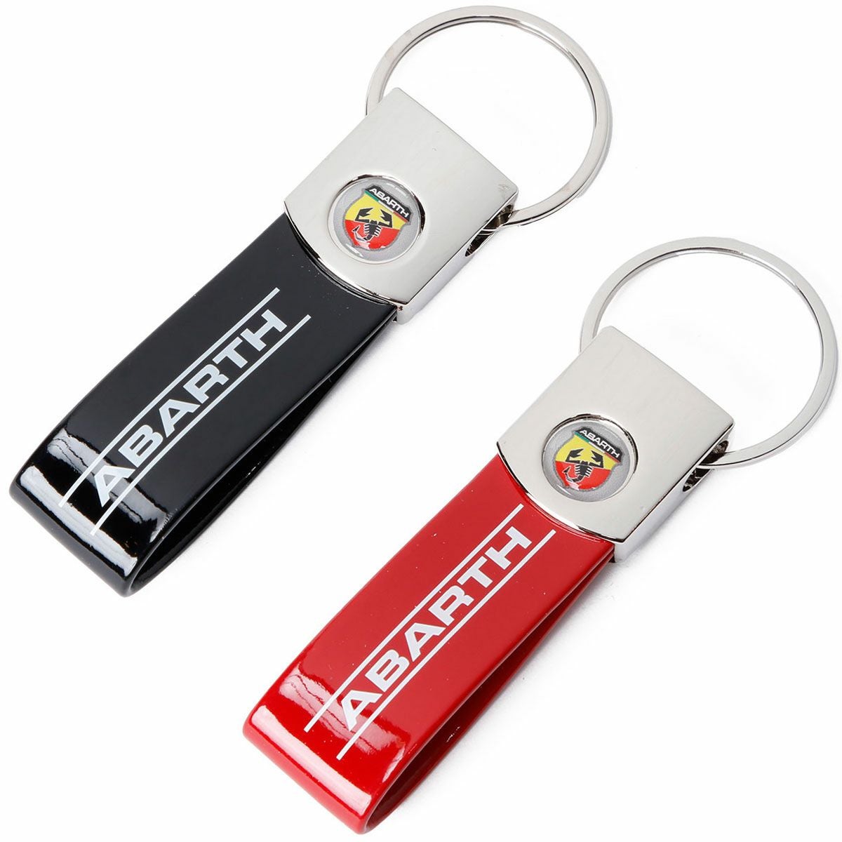 Abarth｜アバルト 3Dエンブレム バンド キーリング｜キーホルダー
