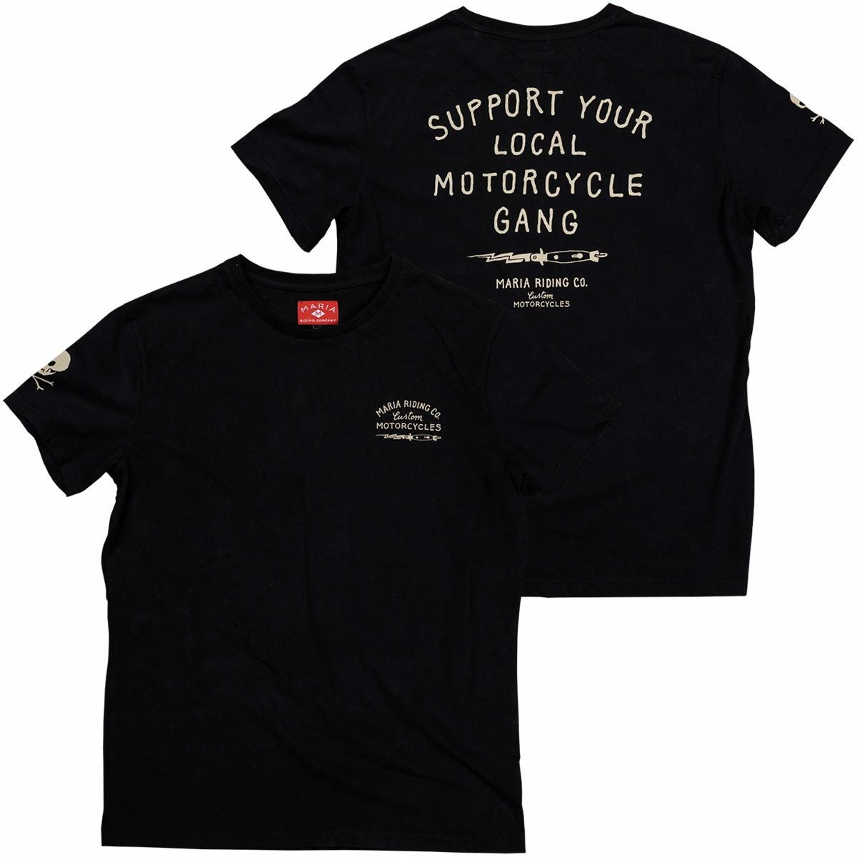 Maria Riding Company｜フリック ナイフ Tシャツ｜