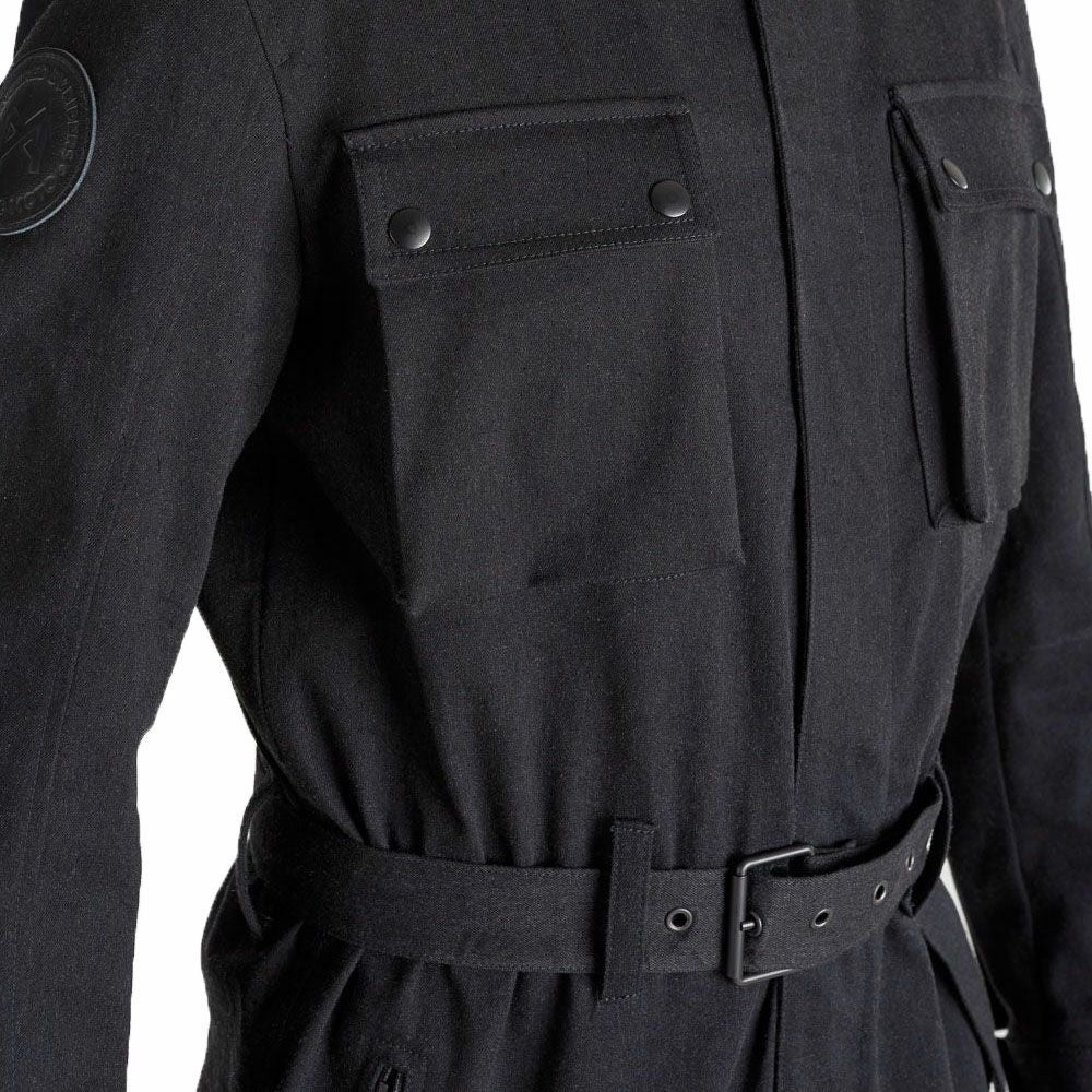 PANDO MOTO｜ブラット スーツ ブラック｜オーバーオール｜ブラック｜モデル着用