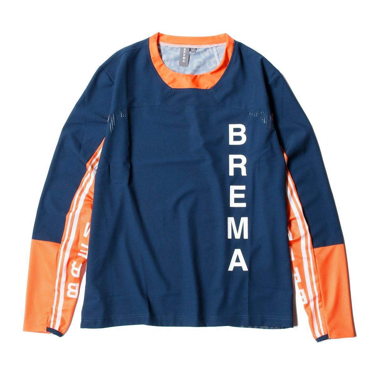 BREMA｜ヴァリ EX ジャージ｜MXジャージ｜オレンジ×ネイビー