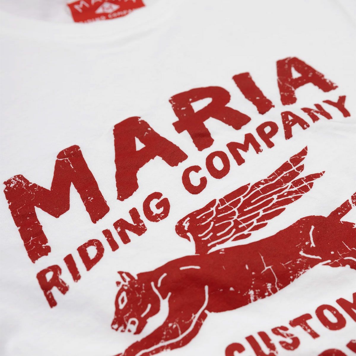 Maria Riding Company｜フライング タイガー Tシャツ｜ホワイト