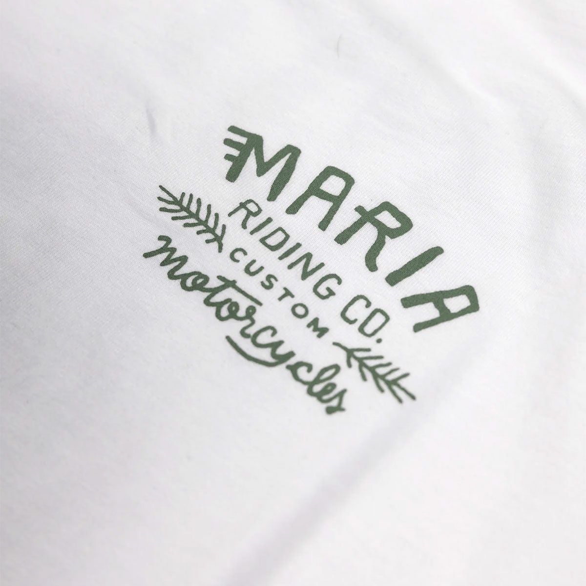 Maria Riding Company｜パラレル ツイン Tシャツ｜ホワイト