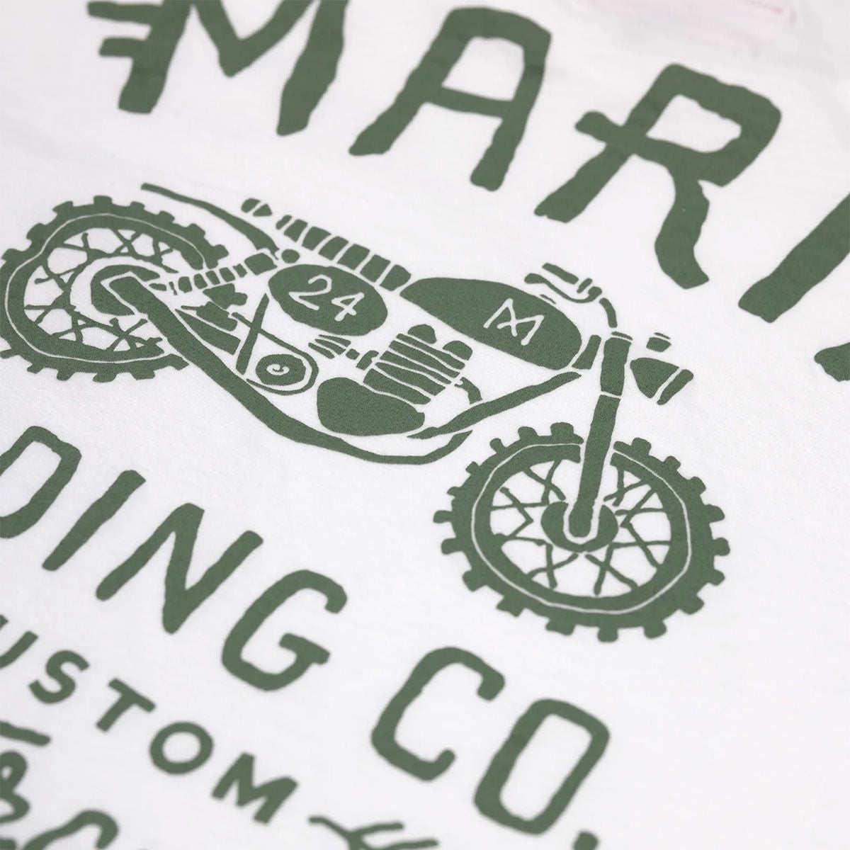 Maria Riding Company｜パラレル ツイン Tシャツ｜ホワイト
