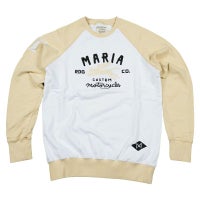 Maria Riding Company｜ドリフター サマー スウェットシャツ｜イエロー×ホワイト