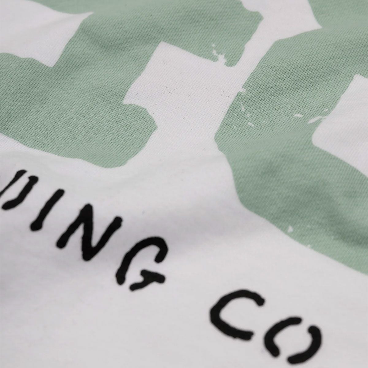 Maria Riding Company｜ドリフター サマー スウェットシャツ｜ミント×ホワイト