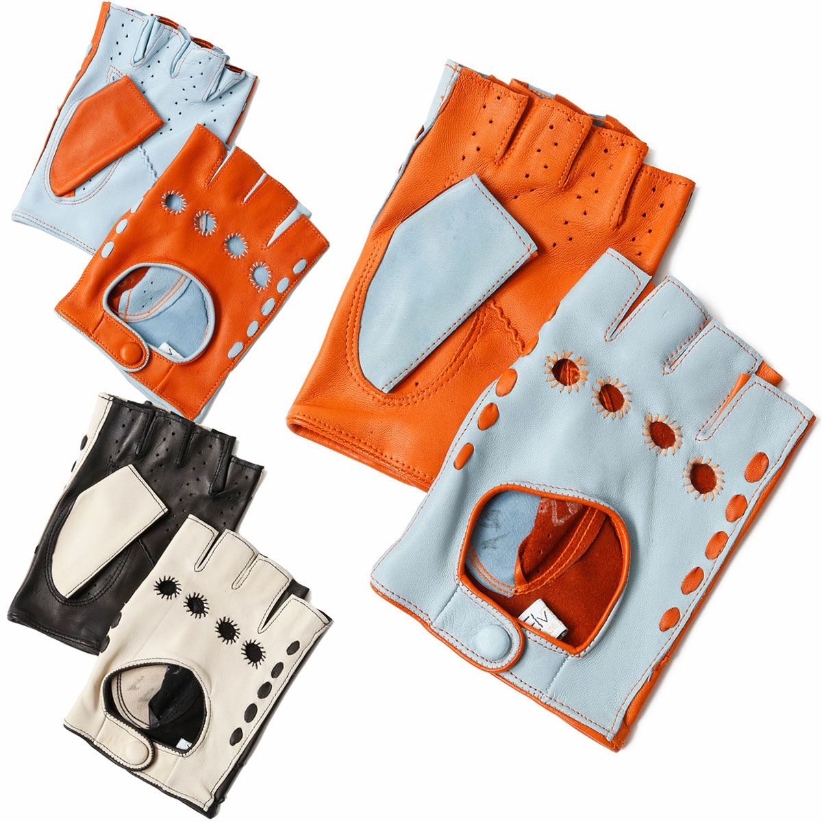 Motorimoda｜ナポリ II レザー ドライビンググローブ｜ハーフ