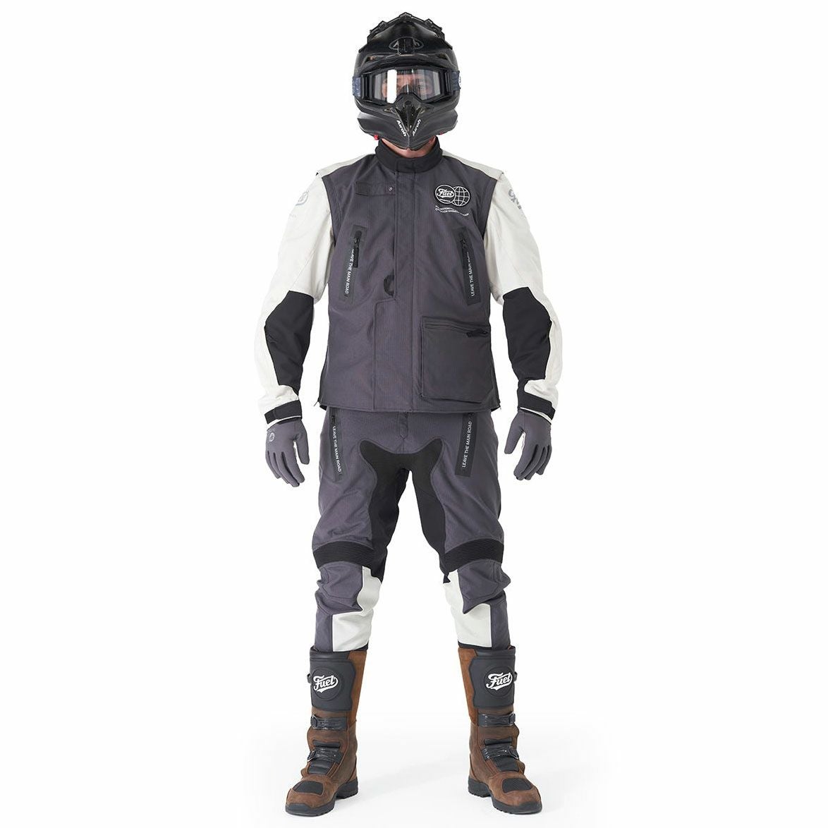 Fuel Motorcycles｜エンデュレージ ジャケット｜ファブリック｜ダークグレー｜着用