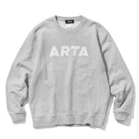 ARTA｜ARTA ロゴ スウェット シャツ｜グレー