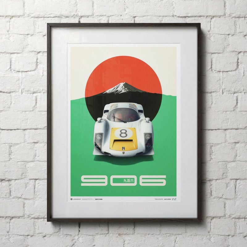 PORSCHE 906 日本グランプリ 1967 リミテッド エディション ポスター