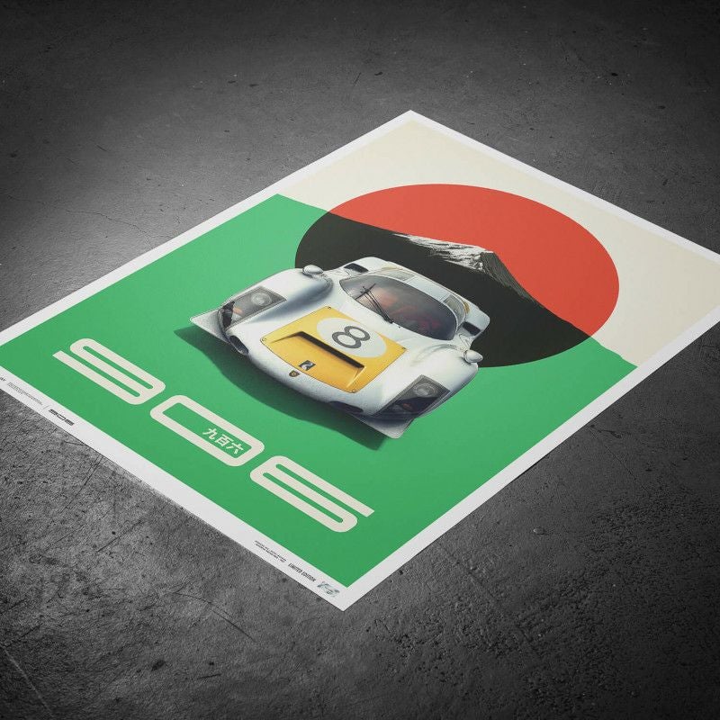 PORSCHE 906 日本グランプリ 1967 リミテッド エディション ポスター