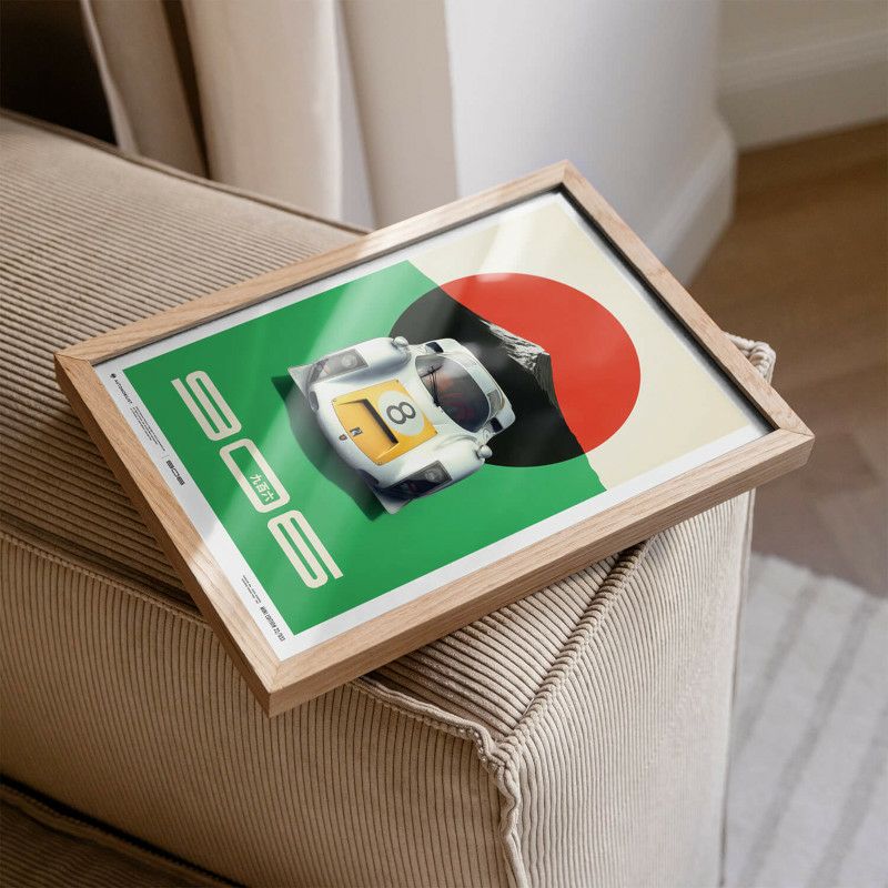 Automobilist｜PORSCHE 906 日本グランプリ 1967 ミニ エディション ポスター｜