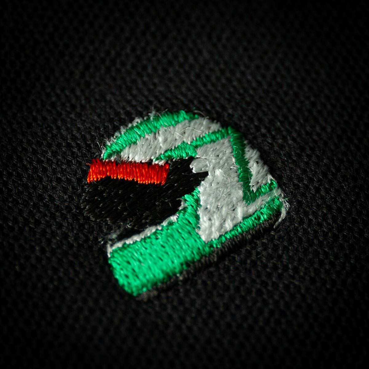 土屋圭市｜ヘルメット ポロシャツ｜ブラック