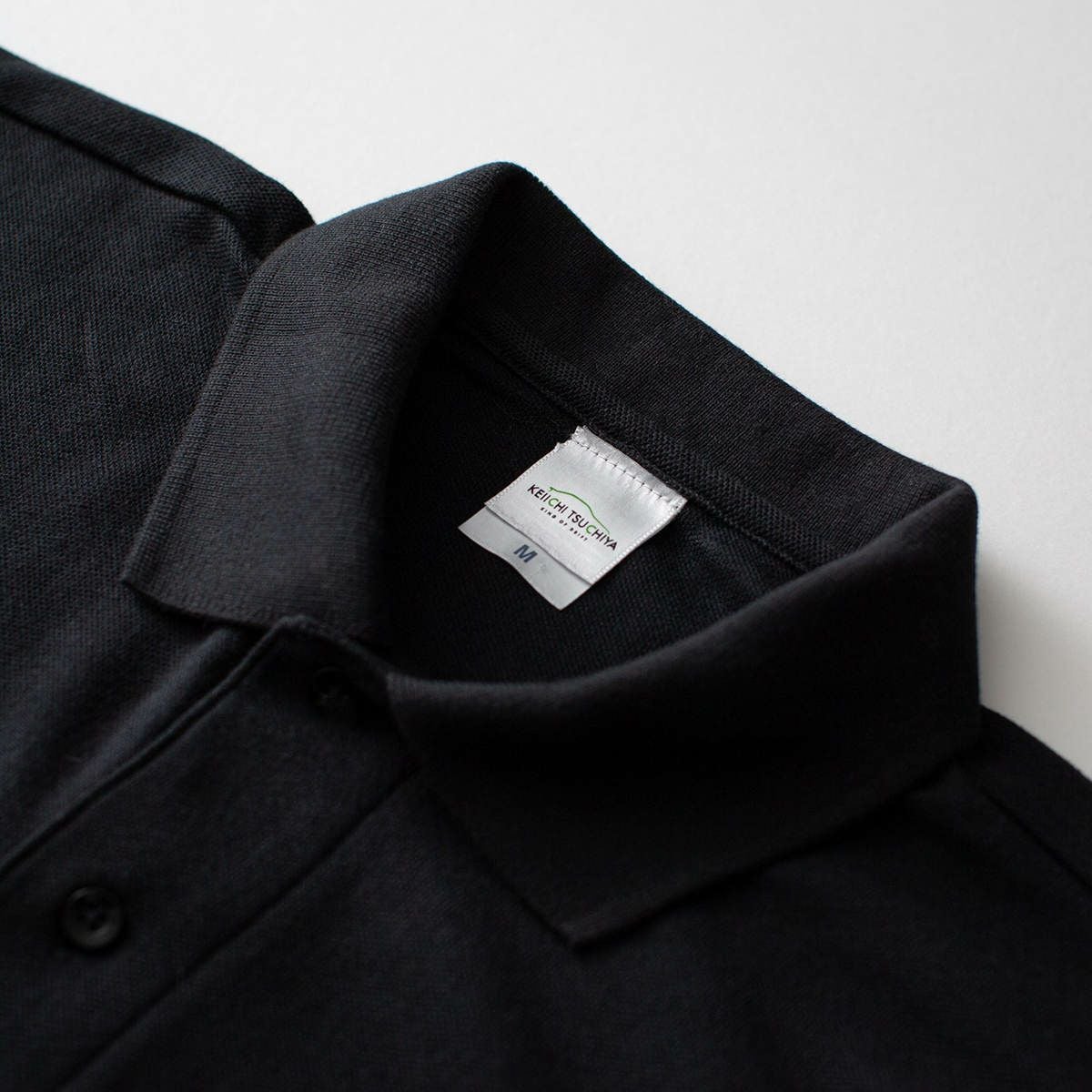 土屋圭市｜ヘルメット ポロシャツ｜ブラック