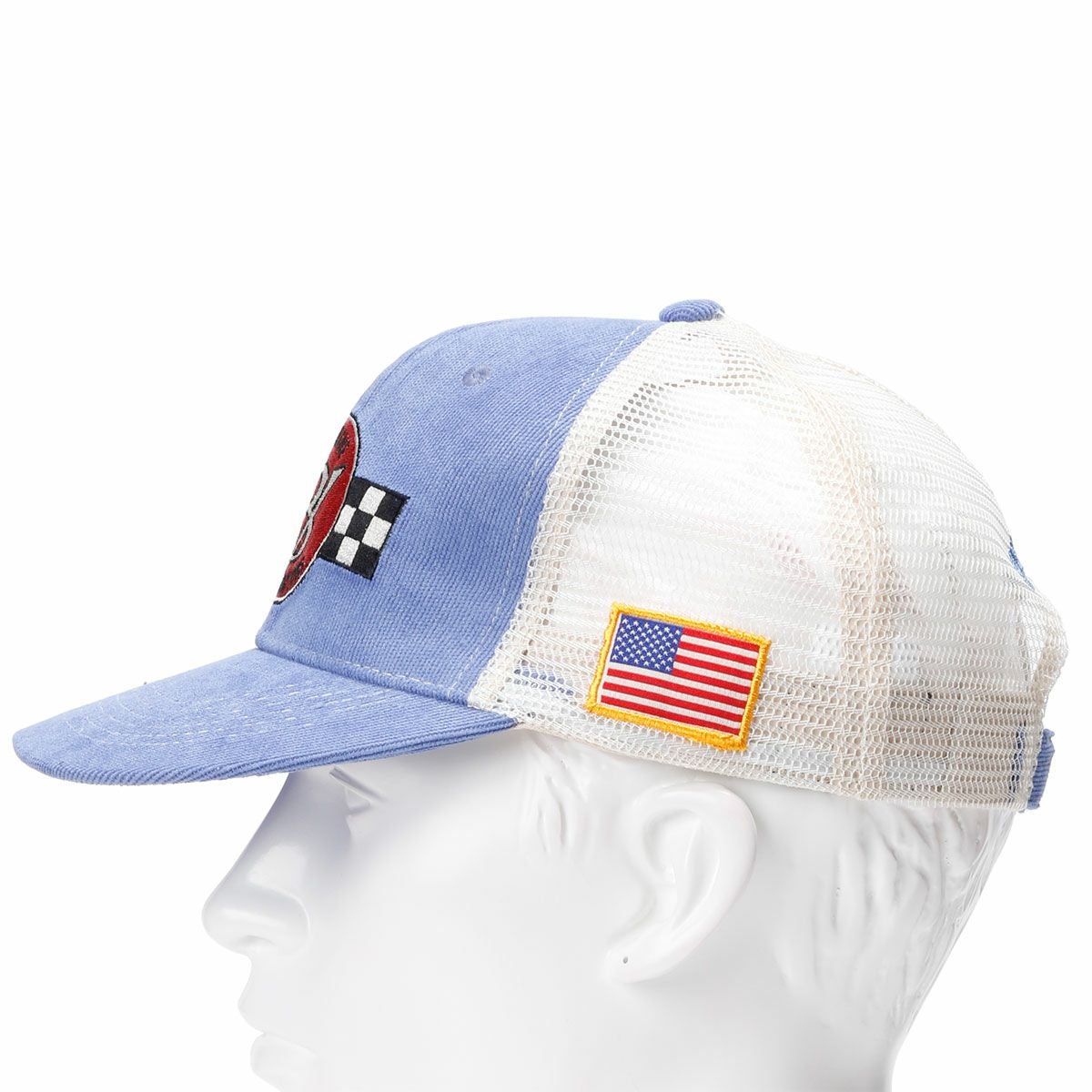 Warson Motors｜V8 キャップ｜帽子｜ブルー