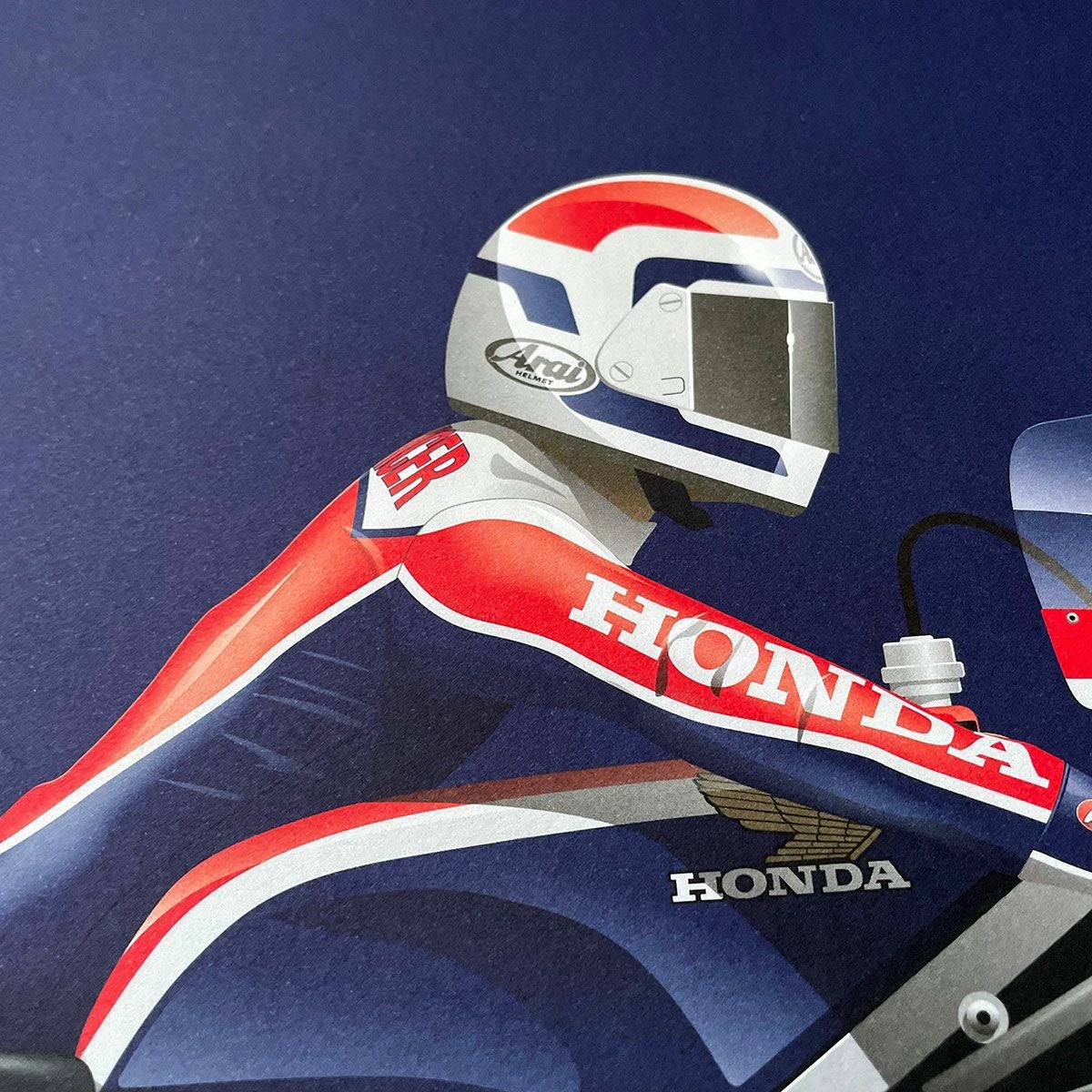 Freddie Spencer Honda NS500 WGP500 1983 ポスター | モトーリモーダ