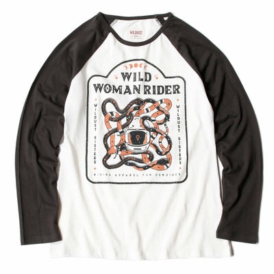 WILDUST｜ベースボール Tシャツ ワイルド WMN ライダー｜ロングスリーブ