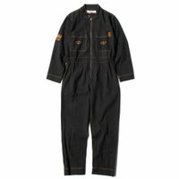 WILDUST｜アビエーター オーバーオール｜ブラック