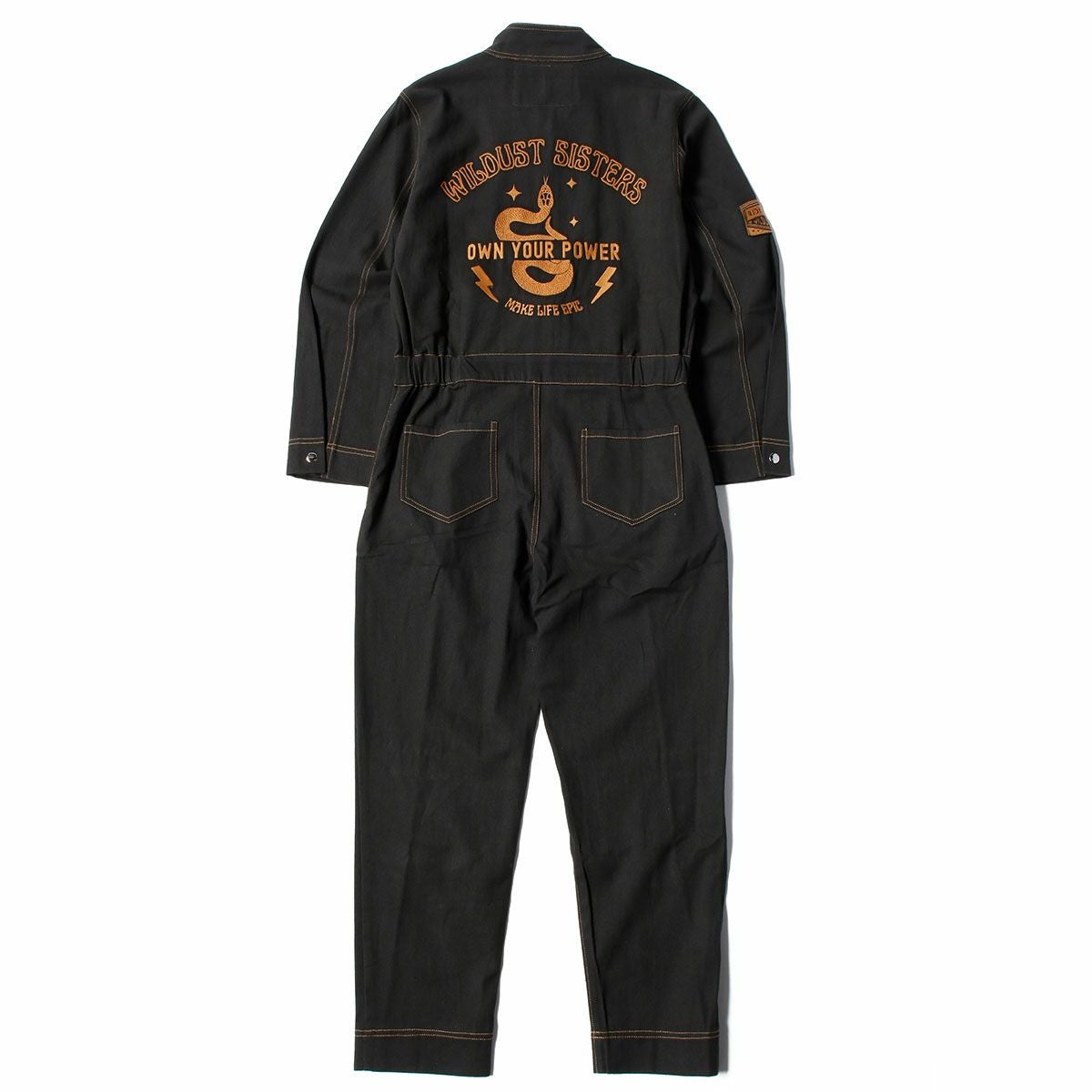 WILDUST｜アビエーター オーバーオール｜ブラック