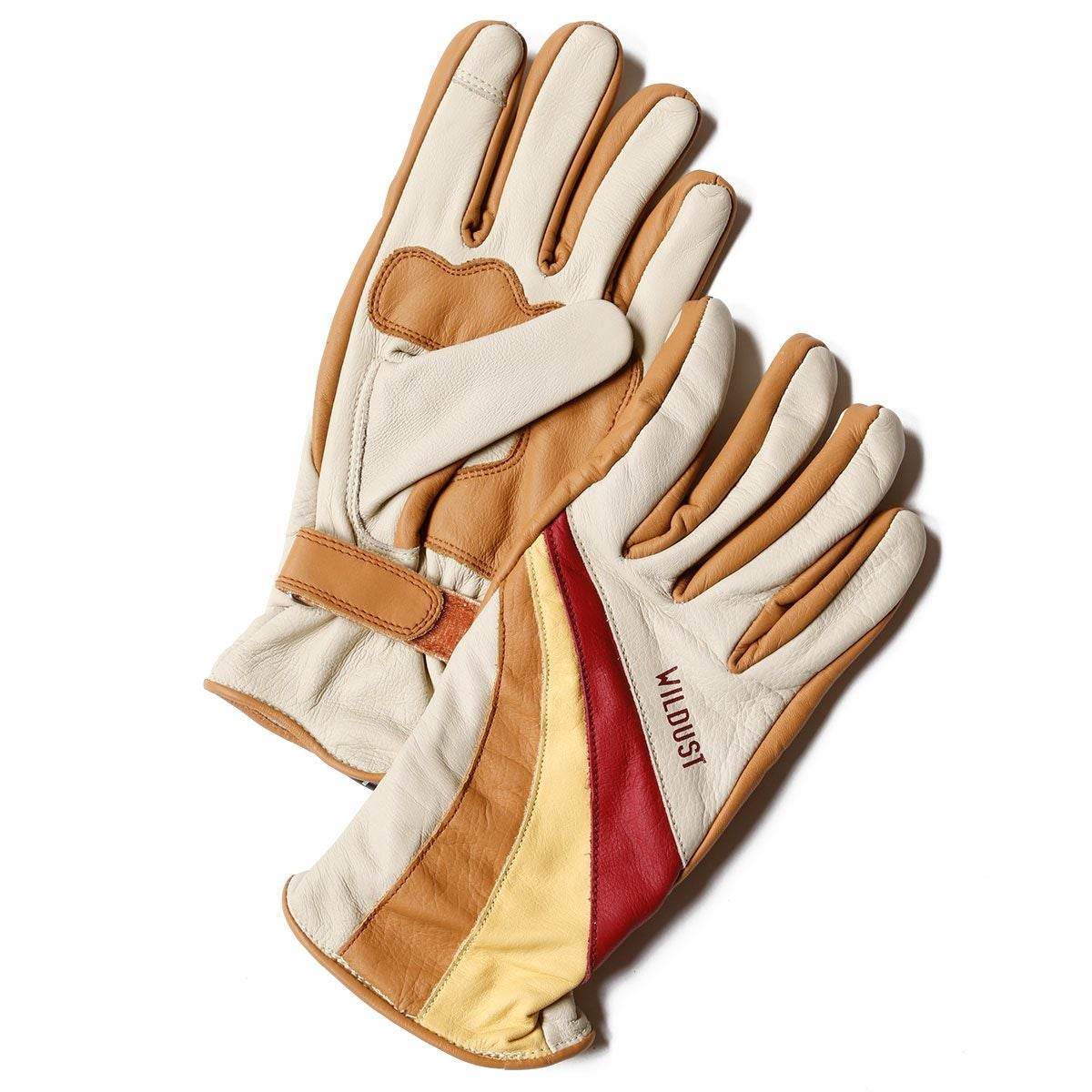 WILDUST｜モーターサイクル グローブ｜3シーズン｜ホワイト